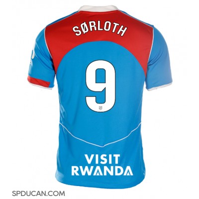 Zenski Nogometni Dres Atletico Madrid Alexander Sorloth #9 Rezervni 2025-26 Kratak Rukav Zenski Nogometni Dres Atletico Madrid Alexander Sorloth #9 Rezervni 2025-26 Kratak Rukav